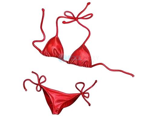 Porcelain Mosaic Bikini | Red | PORC-RB33