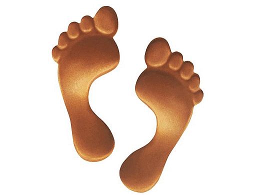 Porcelain Mosaic | Foot Print | PORC-FP32-6