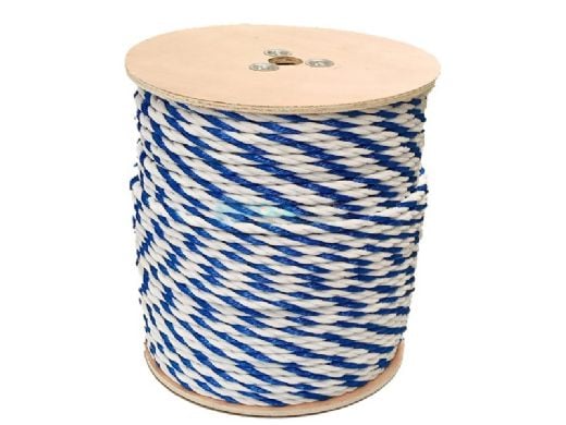 American Granby Twisted Pool Rope | 3/4" x 600' | Blue & White | PR75-6