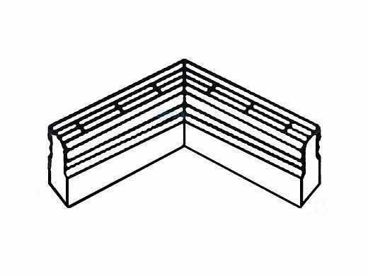 Deck-O-Drain 90 Degree Bend | White | 2812111