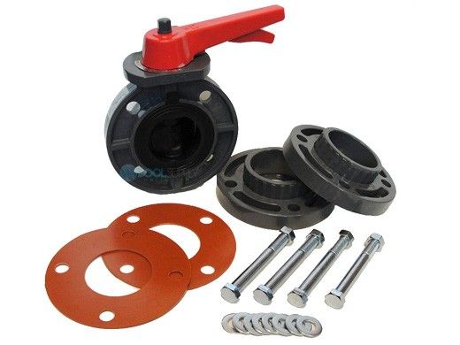 American Granby PVC Butterfly Valve Installation Kit Stainless Steel Shaft | 2.5" | PBVIK21/2