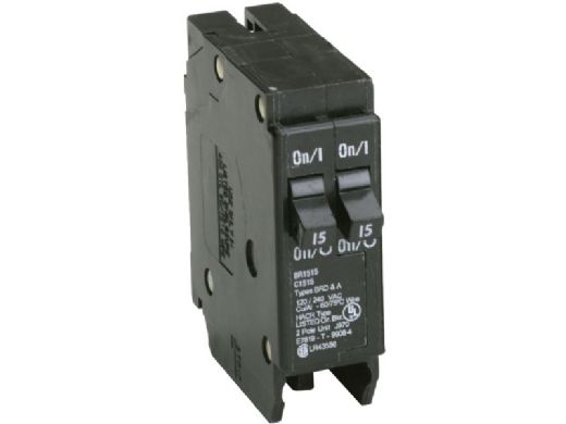 BR1515 15/15AMP DUAL POLE CIRUIT BRKR
