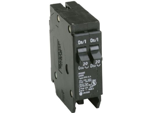 BR2020 20/20AMP DUAL POLE CIRUIT BRKR