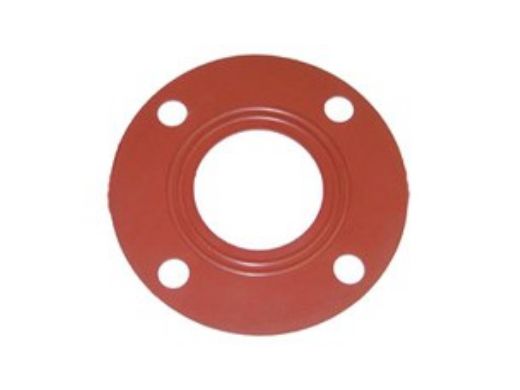 American Granby Red Rubber Full-Face Gasket | 3" X 1.8" | GSK3R