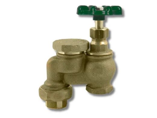 Champion Irrigation 3/4" Brass Manual Anti-Siphon Valve with Union and Wheel Handle | 466W-075Y