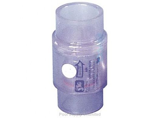 Flo Control Check Valve for Air Blowers 2" x 1.5" | 12 lb. Spring Clear | 1050C20-12