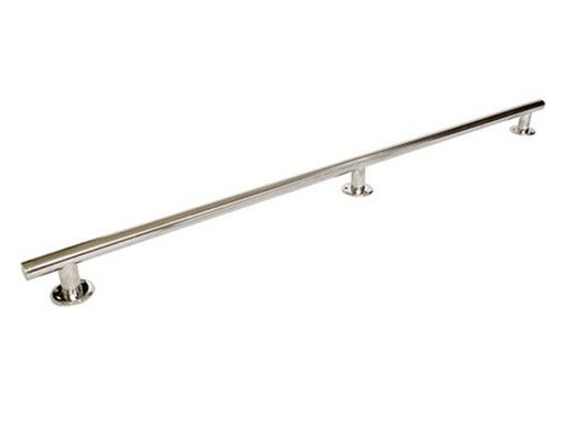S.R. Smith 3' Therapeutic Exercise Bar with Flanges | .049" Wall Thickness | 316L Stainless Steel Marine Grade | EB-100A-MG