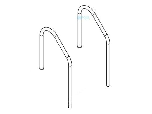 InnovaPlas 2 Aluminum Handrail per BX | 50.00.33