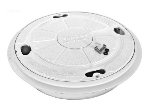 Pentair Admiral Skimmer Cover Lid & Ring Set White | New Style Lock Down | 85000400
