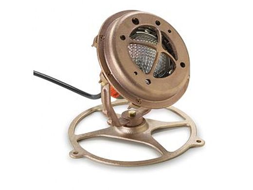 Pentair Fountain Fixture for Small Lights with Rock Guard in Bronze | 560001