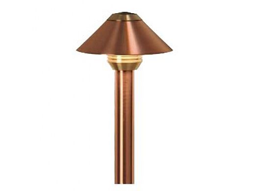 FX Luminaire | BellaDonna Incandescent Path Light with 12" Riser | Sedona Brown | 20W  | 223137