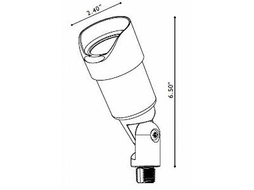 FX Luminaire SI Up Lamp | 10W | Bronze Metallic | SI10GSBZ