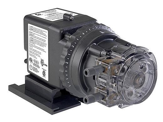 Stenner Classic Series 45MHP10 Pump | Single Head Adjustable Output | 10GPD 120V 60Hz USA .25" White 100PSI | 45MJH2A1STAA