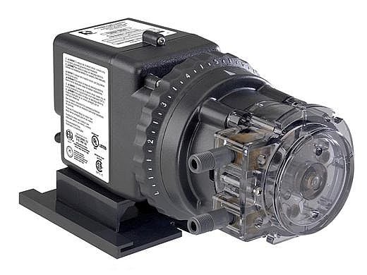 Stenner Classic Series 85MHP40 Pump | Single Head Adjustable Output | 40GPD 120V 60Hz USA .375" White 100PSI | 85MJH7A3S