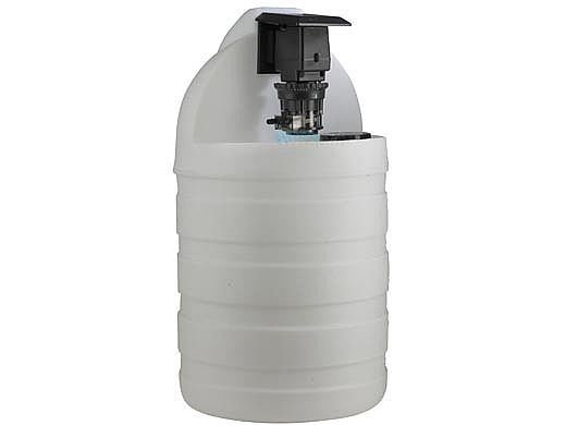 Stenner Pumps Tank System | Single Head Adjustable Output Peristaltic Pump | 30 Gallon White Tank | 50GPD 120V | S3N45MJL5A1STAA