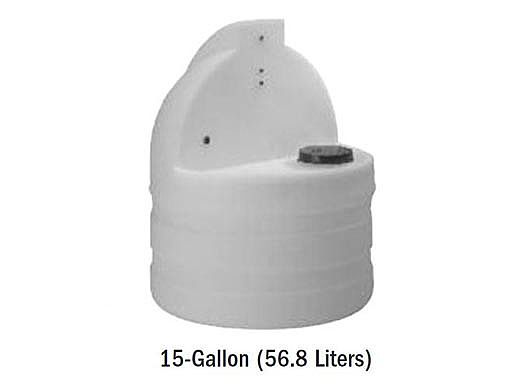 Stenner 15 Gallon STS Poly Tank White | STS15NC