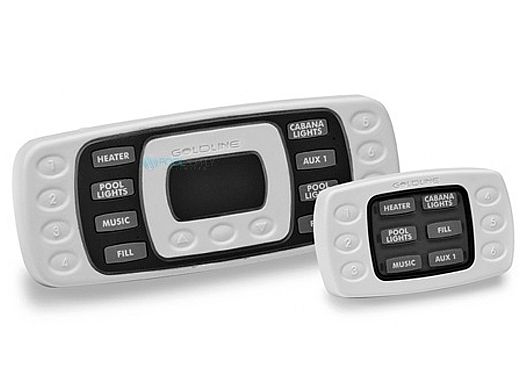 Hayward PS-4 Wired Wall Mount Remote Control | White | GLX-WW-PS-4