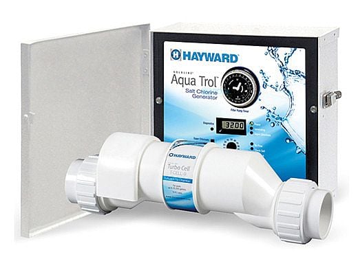 Hayward AquaTrol Above Ground Pool Salt Chlorine Generator | Hose/Pipe | 18K Gallons | W3AQ-TROL-HP