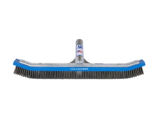 A&B Curved Algae Brush | 18" | Stainless Steel Bristles | 5040