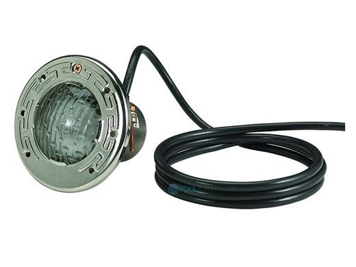 Pentair SpaBrite Spa Light for Inground Spas Face Ring | 100W 12V 100' Cord | Stainless Steel | 78107500