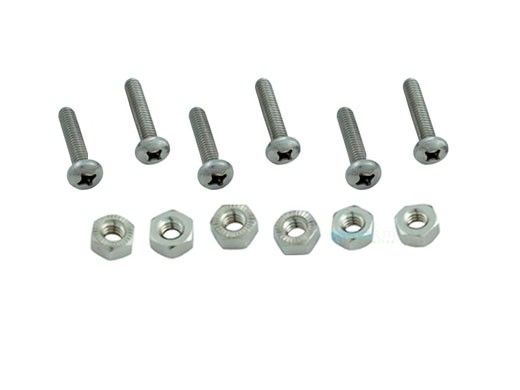 Hayward SP0715 Series 2" Vari-Flo Valve Replacement Parts | Cover Screws with Nuts | Set of 6 | SPX0710Z1A