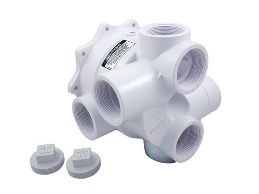Hayward SP0715 Series 2" Vari-Flo Valve Replacement Parts | Valve Body with Gasket and Sight Glass | SPX0715ALLAA