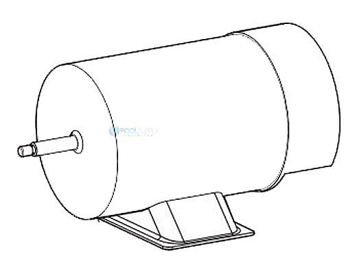 Hayward PowerFlo Motor 1HP 2-Speed Single Phase | SPX1510Z24XE