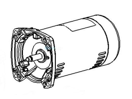 Hayward MaxFlo Threaded Shaft Motor | 2HP 2Speed 230V | SPX2715Z2M