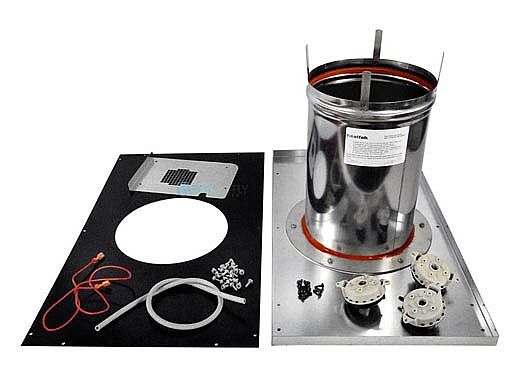 Hayward Positive Pressure Horizontal Indoor Vent Adapter Kit for H400 Universal Heaters | 8" Diameter | UHXPOSHZ14001 UHXPOSHZ14008