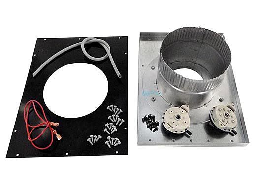Hayward Negative Pressure Vertical Indoor Vent Adapter Kit for H150 Universal Heaters | 6" Diameter | UHXNEGVT11501