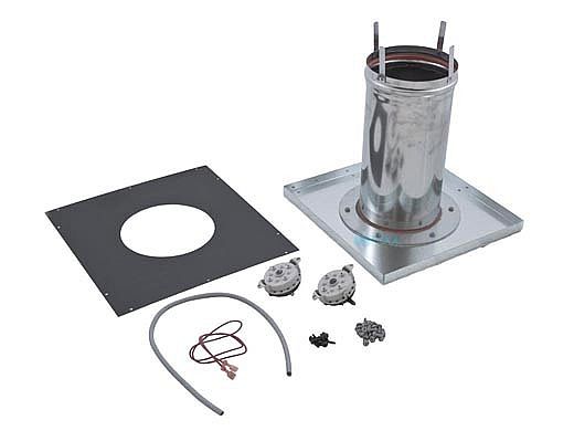 Hayward Positive Pressure Horizontal Indoor Vent Adapter Kit for H200 Universal Heaters | 6" Diameter | UHXPOSHZ12001