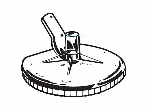 Hayward Power-Vac Deluxe Vacuum Head Circular 12" | SP1067