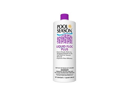 Pool Season Liquid Floc Plus | Treats Up to 40,000 Gallons | 1 Qt. Bottle | 042-1230 | 47246130