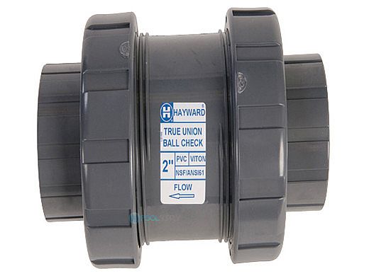 Hayward True Union Flanged Ball Check Valve | PVC | 4" | TC1400FE