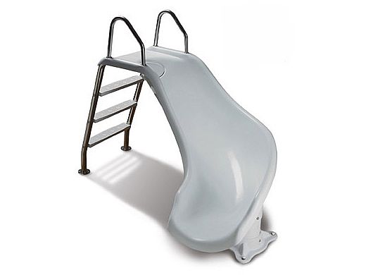 Inter-Fab Zoomerang Pool Slide | Right Curve | White | ZM-CR-SS