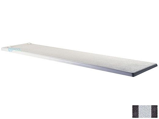 Inter-Fab Techni-Beam 2-Hole Diving Board 8' Black with Gray Top Tread | TB8-2