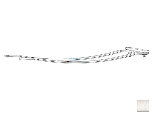 Inter-Fab Techni-Spring Jump Stand Spring Assembly & Mounting Hardware | 6' Light Gray | TSS-6-9