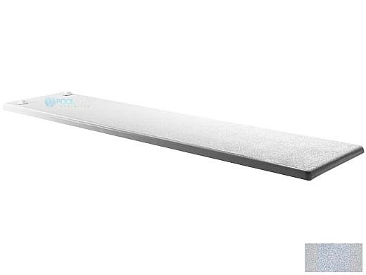 Inter-Fab Duro-Beam aquaBoard&trade; 2-Hole Diving Board 6' Gray with Gray Top Tread | DB6-9