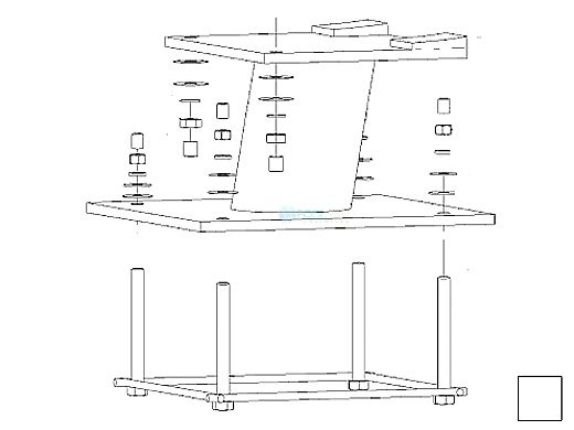 Inter-Fab Techni-Spring Steel Base Only with Jig | White | TS-B