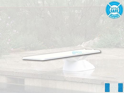 SR Smith Edge aquaBoard 4-Hole Diving Board 6' Blue with White Top Tread | EDGE6BW