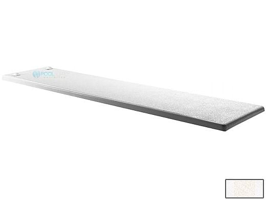 Inter-Fab Duro-Beam aquaBoard™ 2-Hole Diving Board 10' White with White Top Tread | DB10WW
