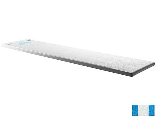 Inter-Fab Duro-Beam aquaBoard&trade; 2-Hole Diving Board 8' Blue with White Top Tread | DB8BW