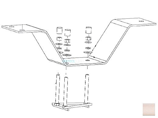 Inter-Fab 6' Duro-Spring Steel Base Only with Jig | Earth |  DSS6-3