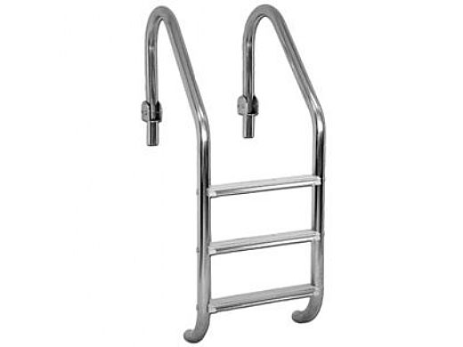 Interfab 3-Step Hinged Ladder with Stainless Steel Treads | HL3049S