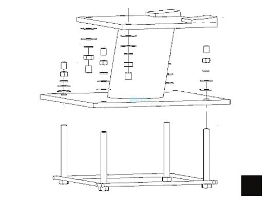 Inter-Fab Techni-Spring Steel Base Only with Jig | Black | TS-B-2