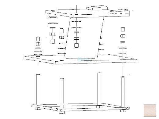 Inter-Fab Techni-Spring Steel Base Only with Jig | Earth | TS-B-3