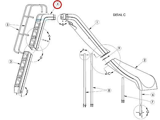 Interfab Wild Ride Step Upper Section | WRS-USTEP-W