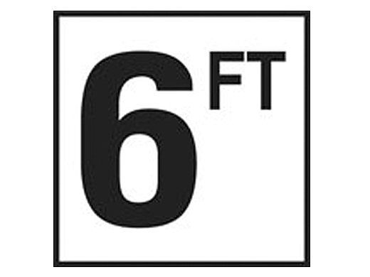 INLAYS 4DMAF6FT (4IN) D/M 6FT AB FP NON-SKID