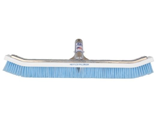 A&B Brush Curved Wall Brush | 18" | Blue Nylon Bristles | 3000