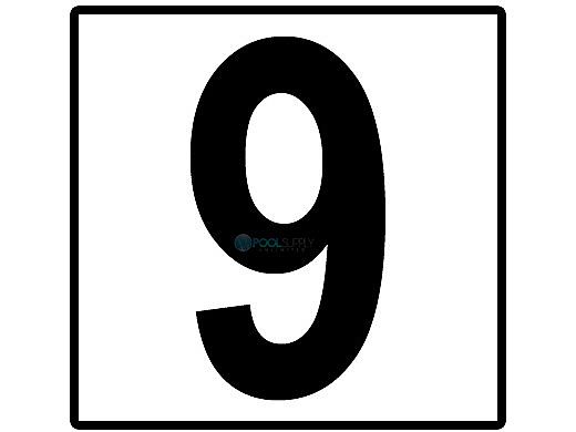 Inlays Depth Marker 5" Frost Proof Tile | 6 or 9 Non-Skid | CC621060